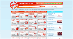 Desktop Screenshot of firmy-sluzby.sk